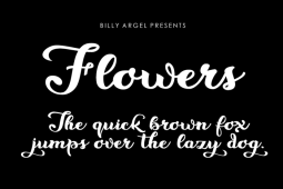 Flowers Font