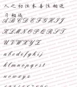Brand new hard-pen regular script slips