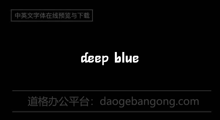 deep blue