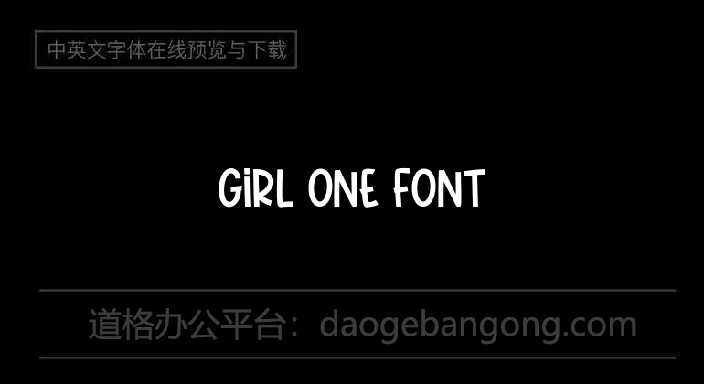 Girl One Font