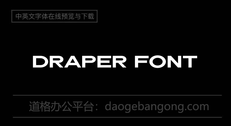 Draper Font