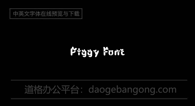 Piggy Font