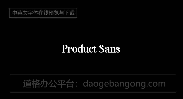 Product Sans