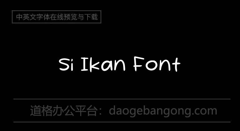 Si Ikan Font