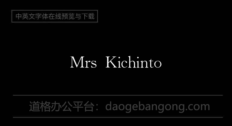 Mrs Kichinto