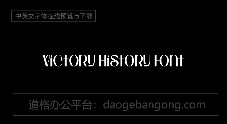 Victory History Font