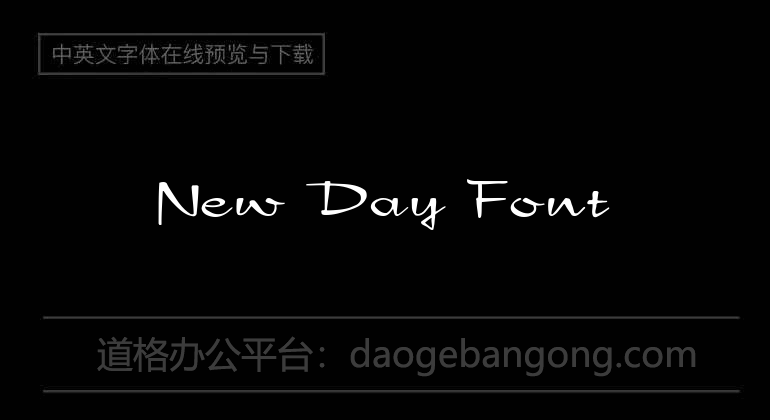 New Day Font
