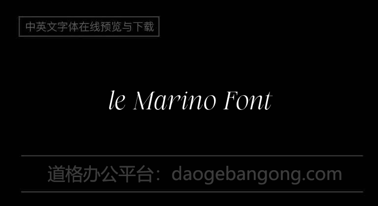 le Marino Font