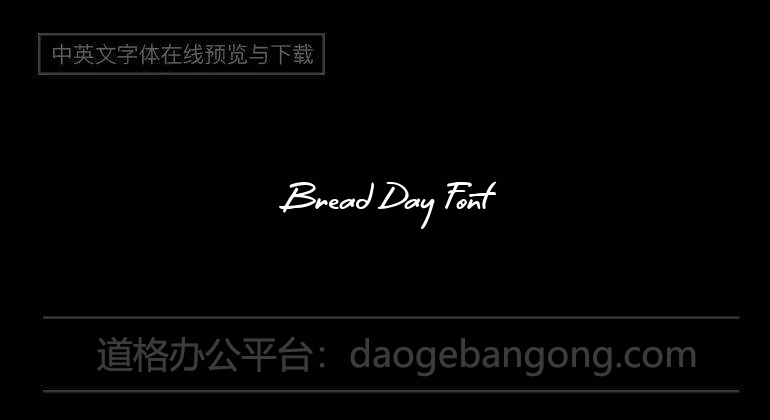 Bread Day Font