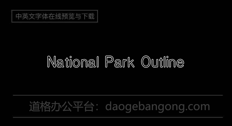 National Park Outline