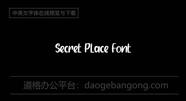 Secret Place Font