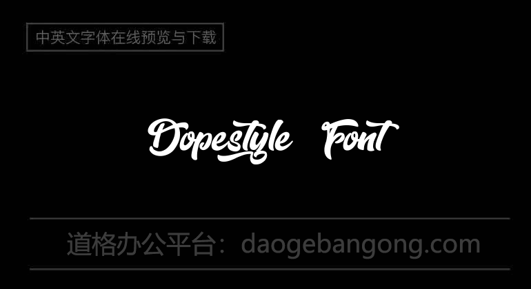 Dopestyle  Font