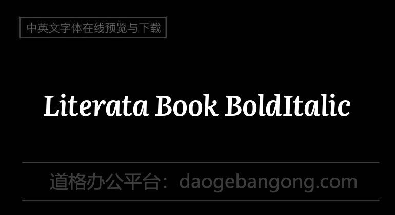 Literata Book BoldItalic