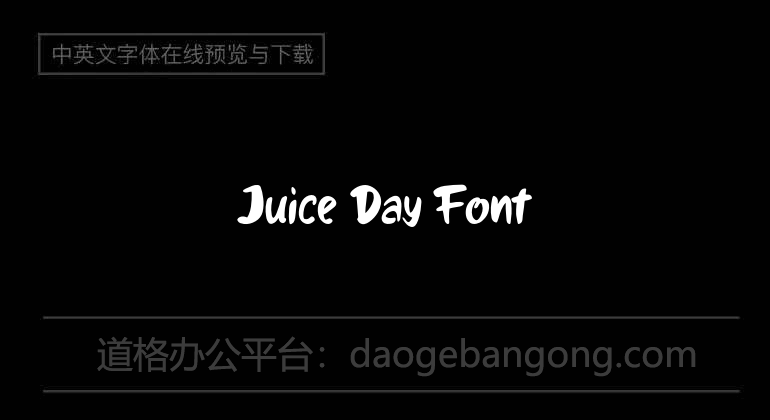 Juice Day Font