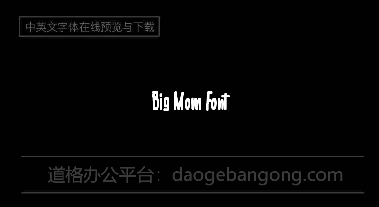 Big Mom Font