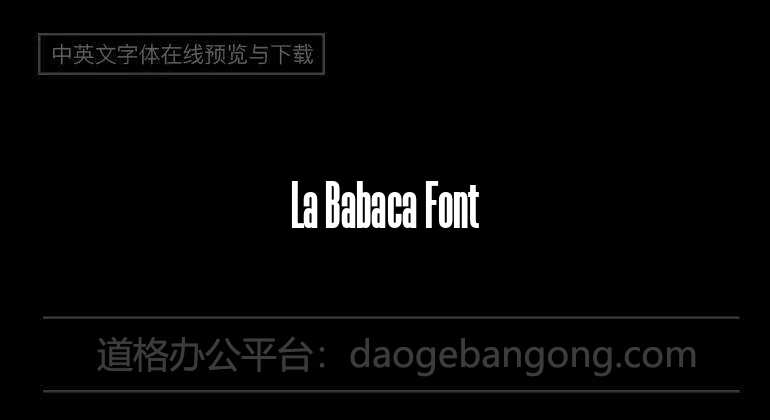 La Babaca Font