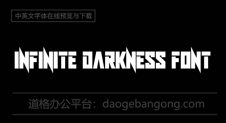Infinite Darkness Font