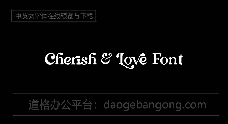 Cherish & Love Font