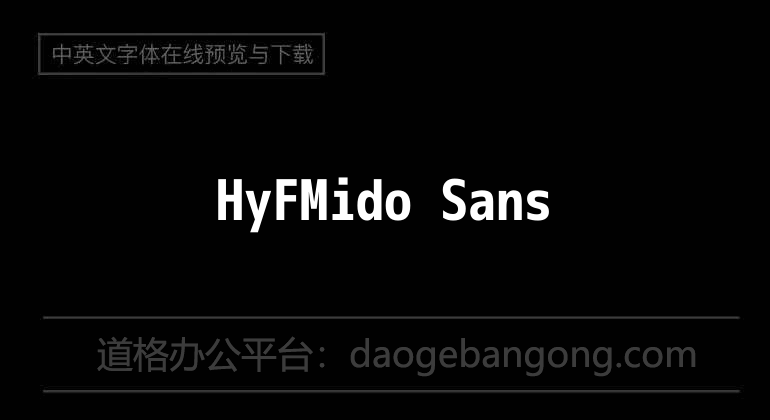 HyFMido Sans