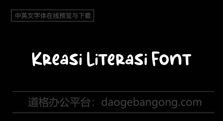 Kreasi Literasi Font