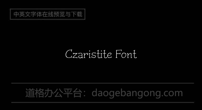 Czaristite Font