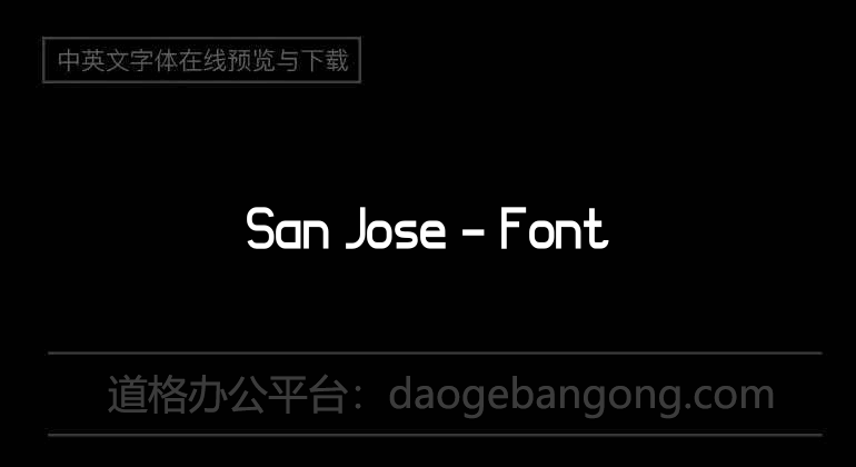 San Jose - Font