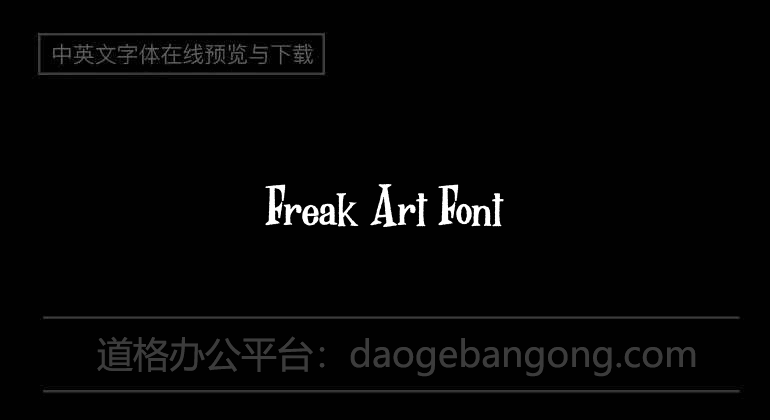 Freak Art Font