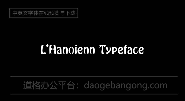 L'Hanoienn Typeface