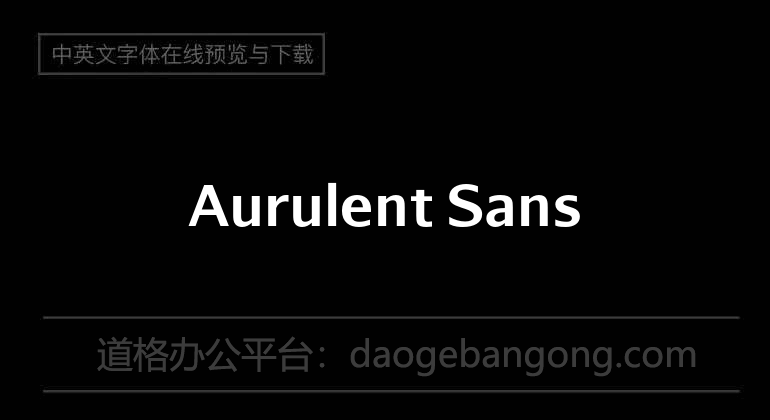 Aurulent Sans