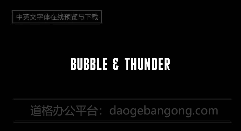 Bubble & Thunder