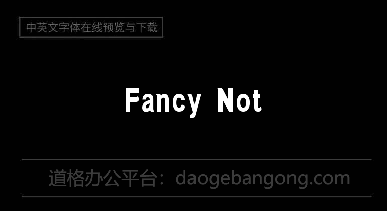 Fancy Not