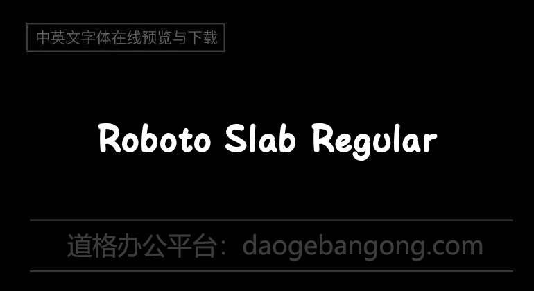 Roboto Slab Regular
