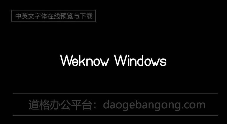 Weknow Windows