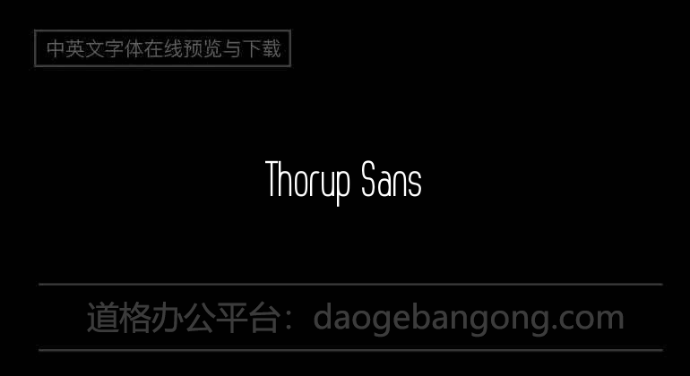 Thorup Sans