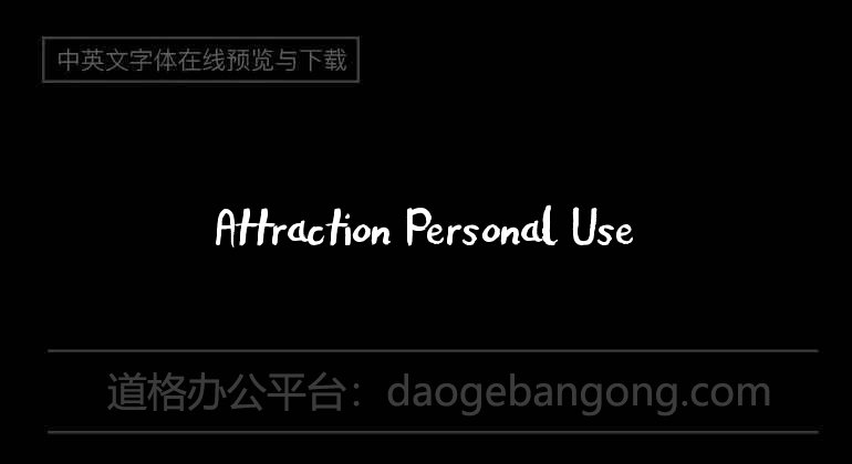 Attraction Personal Use