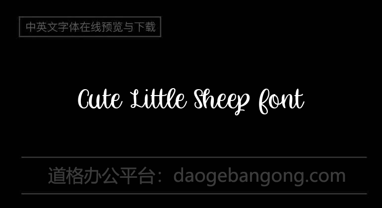 Cute Little Sheep Font