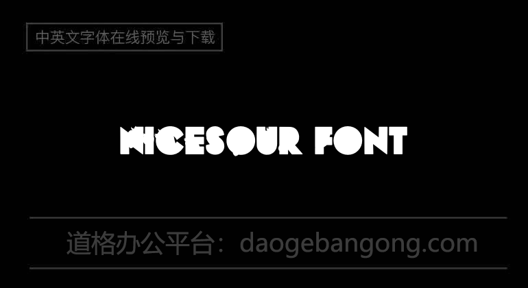 NICESOUR Font