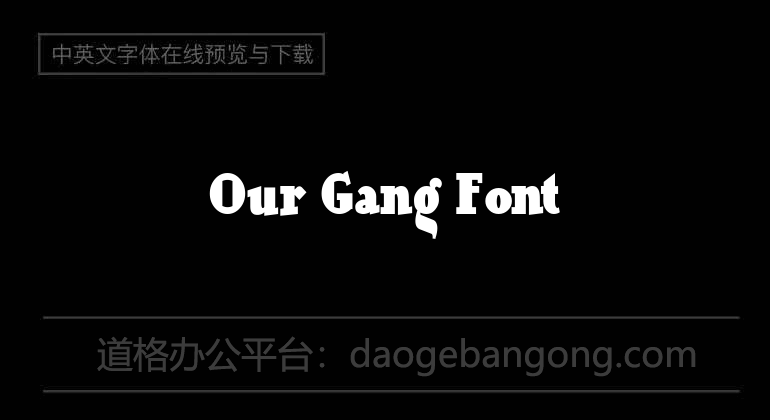 Our Gang Font