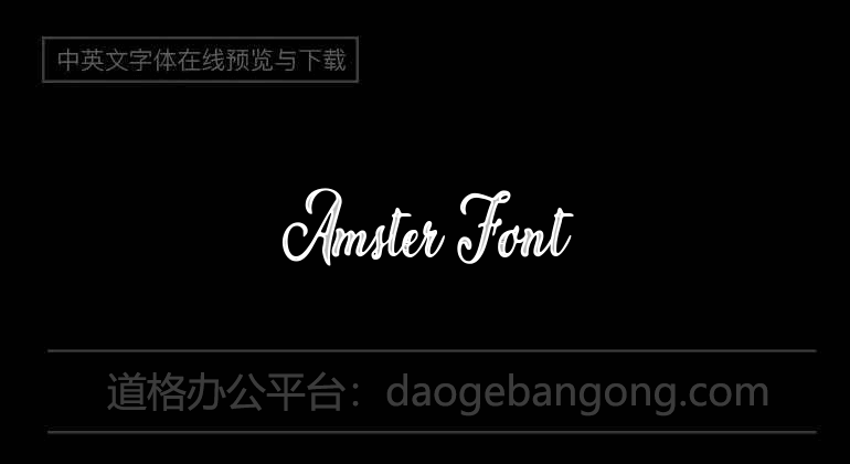 Amster Font