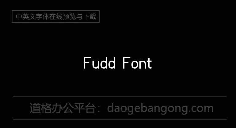 Fudd Font