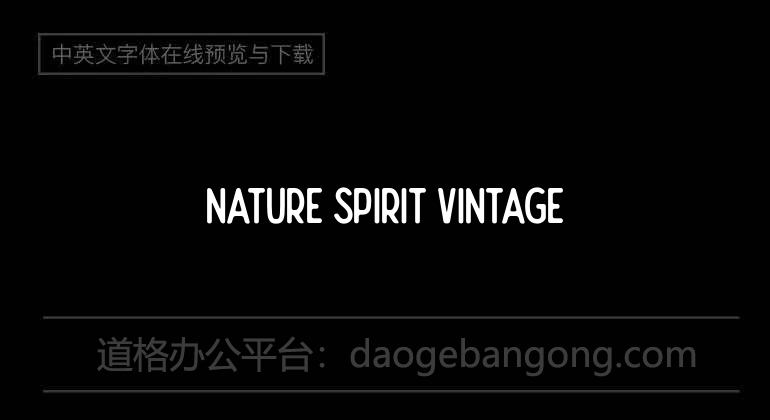 Nature Spirit Vintage